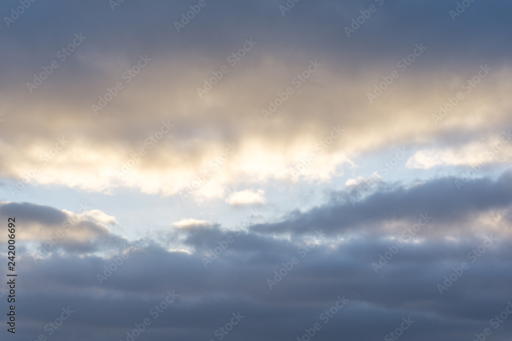 Beautiful sunrise sky with clouds Beautiful sunrise sky with clouds