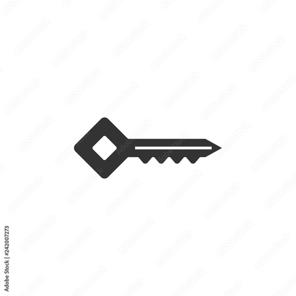 Key icon silhouette design template Key icon silhouette design template