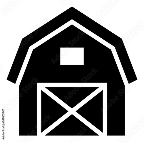 Barn Building Farm Icon