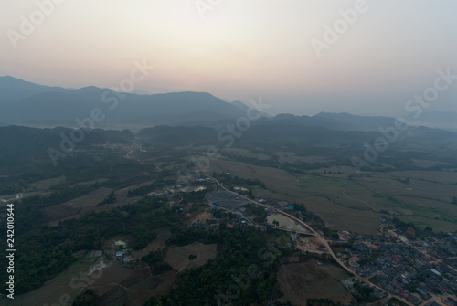 Hot air balloon in Laos