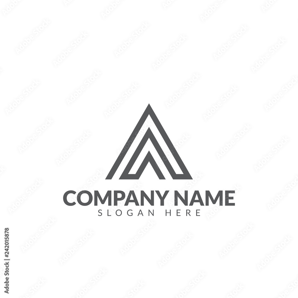 Initial letter A logo vector design template Initial letter A logo vector design template