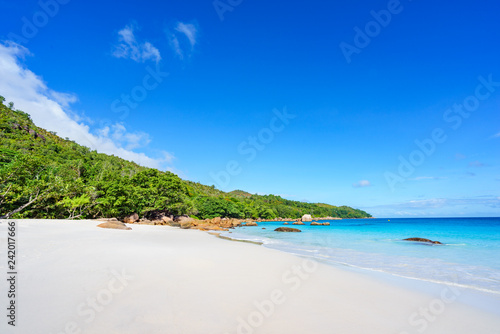Fototapeta Naklejka Na Ścianę i Meble -  stunning paradise beach at anse lazio, praslin, seychelles 62