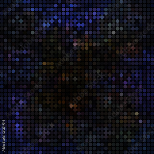 abstract vector colored round dots background