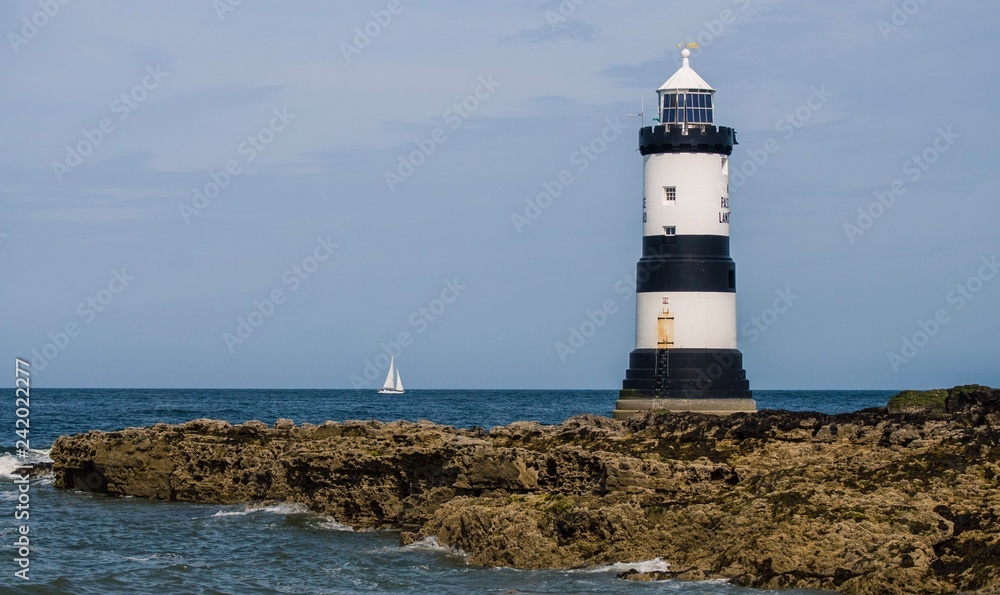 Lighthouse, Beaumaris, Wales