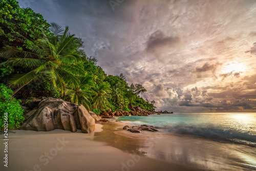 paradise beach at anse georgette, praslin, seychelles 14