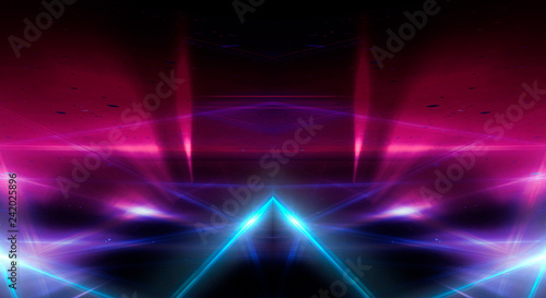 Wallpaper Mural Neon lights background Torontodigital.ca