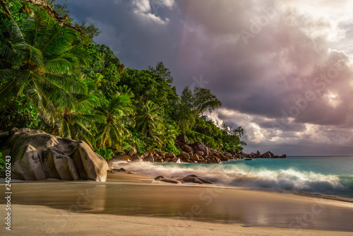paradise beach at anse georgette, praslin, seychelles 36