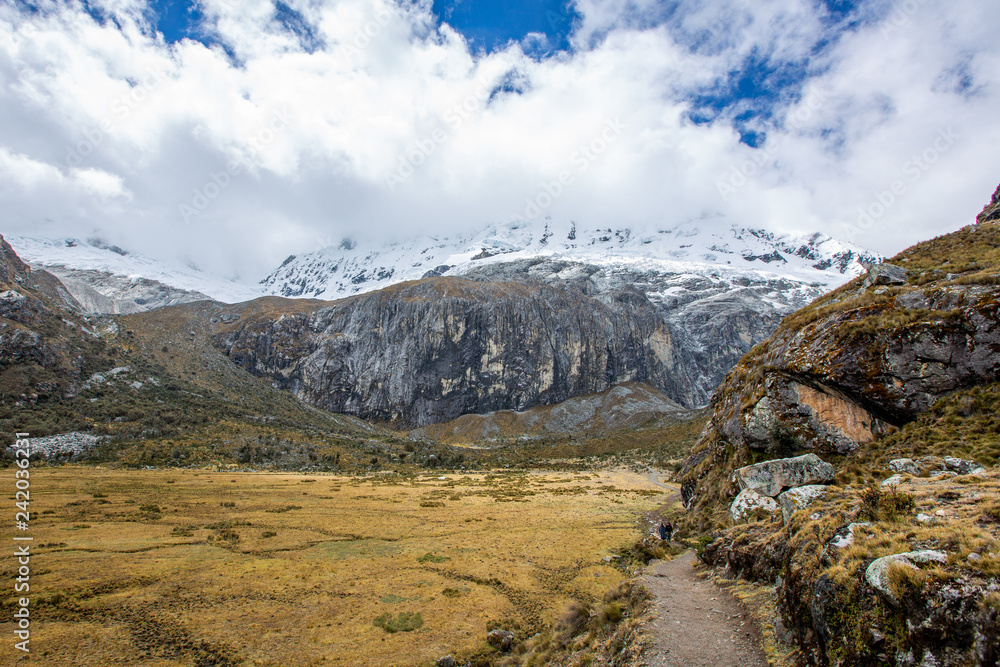 Cloud banks in the Andes