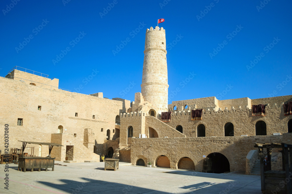 The main historical attraction of Monastir is the fortress-Ribat Hartem, Monastir.