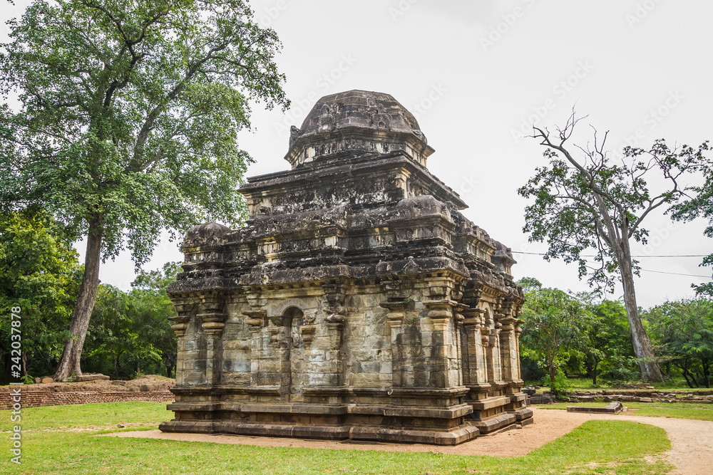 Sri Lanka, Polonnaruwa, Royal Palace of King Parakramabahu. Siva Devalaya No. 2 Sri Lanka, Polonnaruwa, Royal Palace of King Parakramabahu. Siva Devalaya No. 2