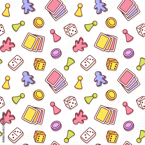 Board games pattern