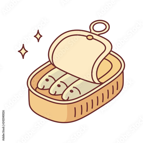 Sardines in a can