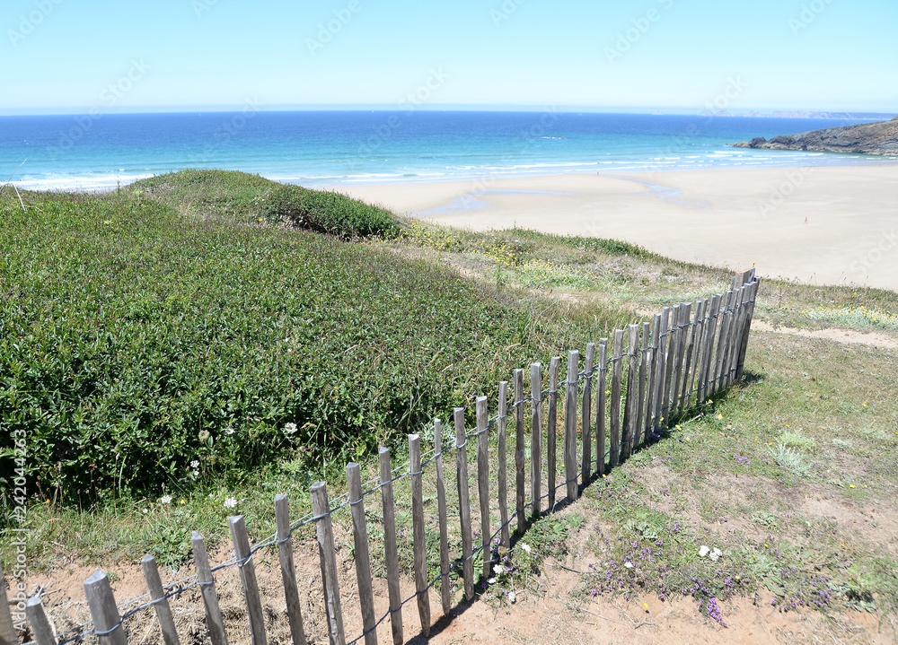 Zaun an der Crozon-Halbinsel, Bretagne