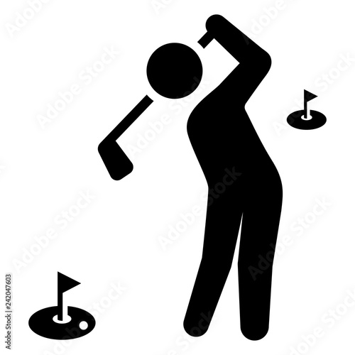golf player icon