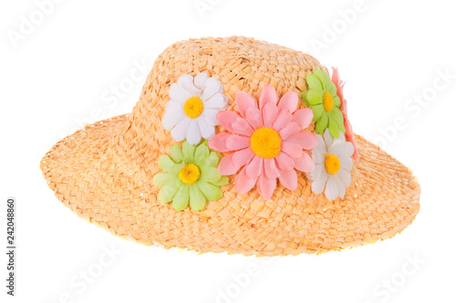 Straw summer hat