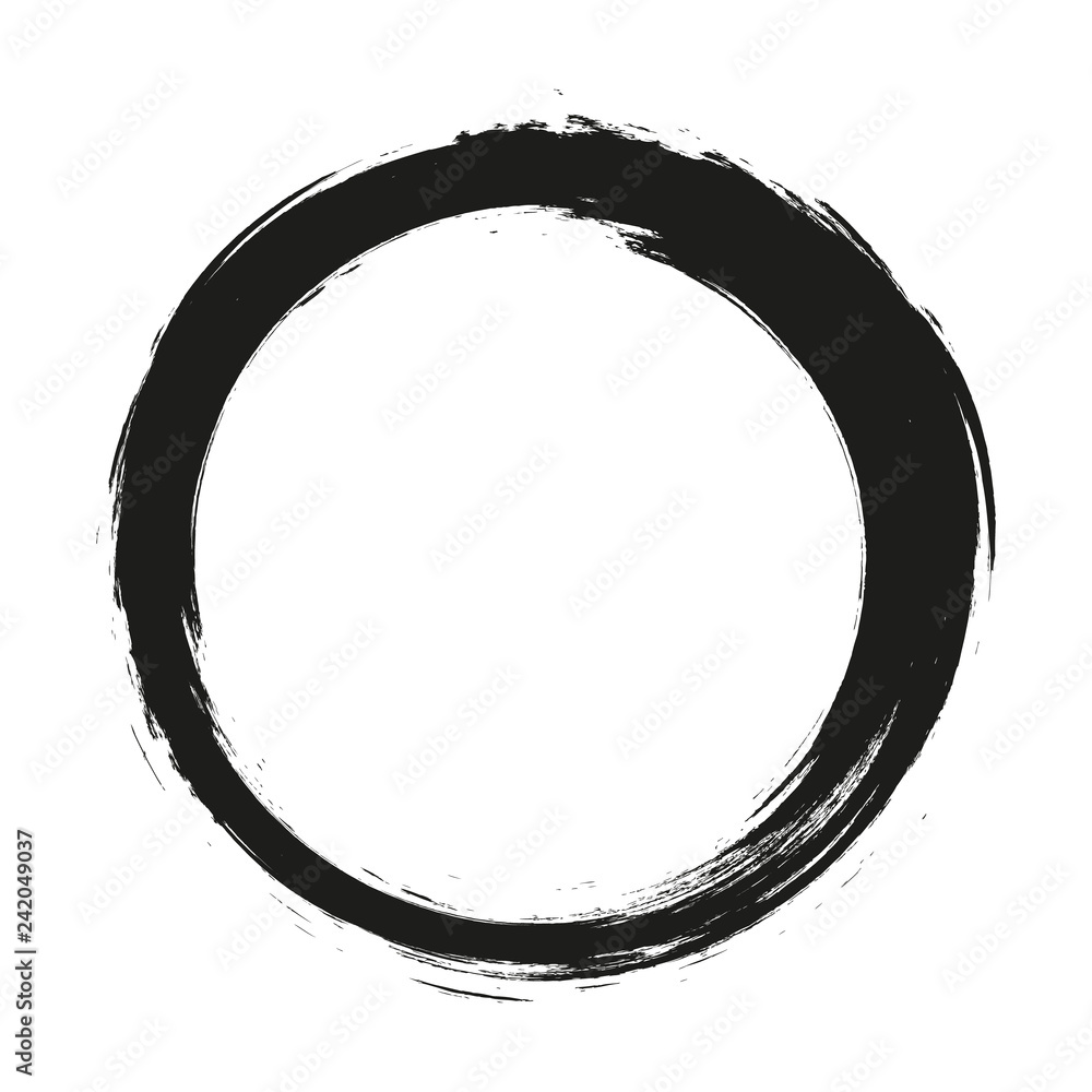 vector brush strokes circles of paint on white background. Ink hand drawn paint brush circle. Logo, label design element vector illustration. Black abstract circle. Frame. vector brush strokes circles of paint on white background. Ink hand drawn paint brush circle. Logo, label design element vector illustration. Black abstract circle. Frame.