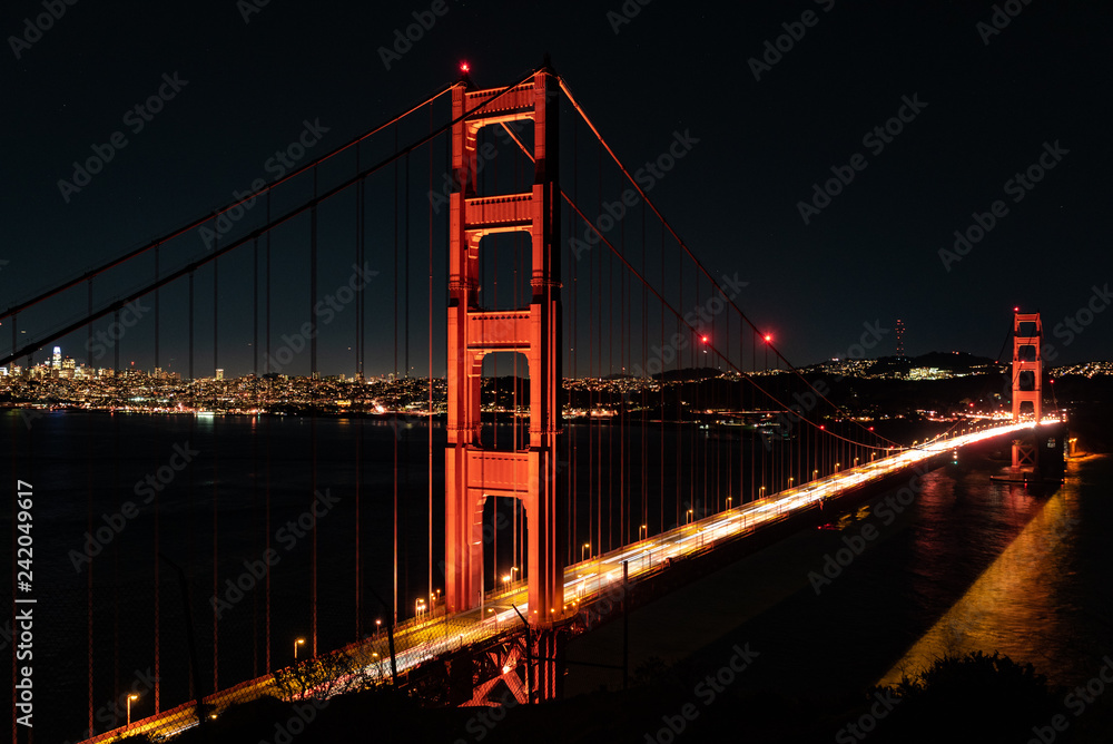 Fototapeta premium Most Golden Gate, grudzień 2018 r