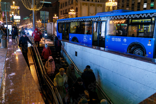 Canvas Print Moscow streets