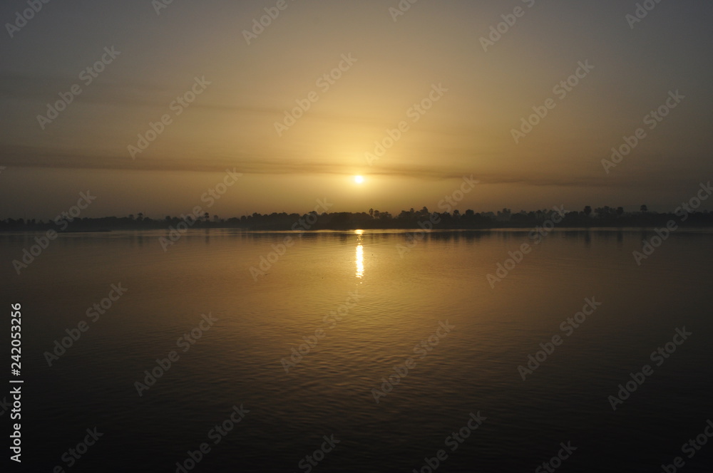 Sunset on The Nile