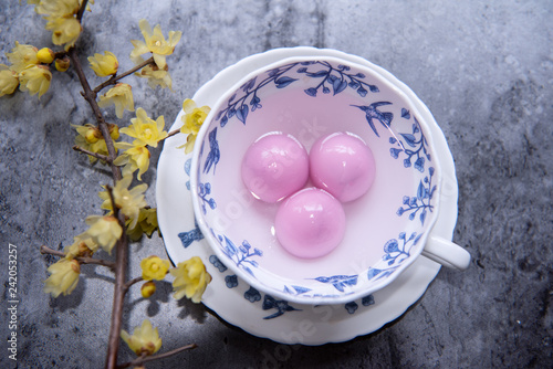 Traditional chinese sweet rice ball