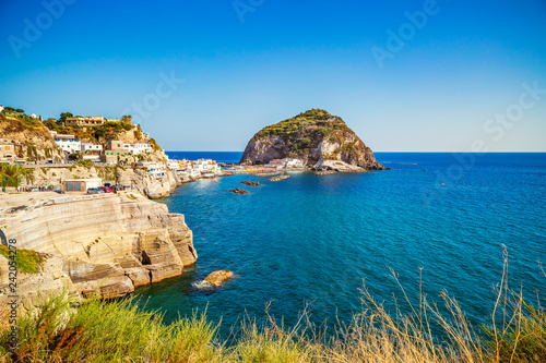 Panorama of Sant Angelo, Ischia island in Italy