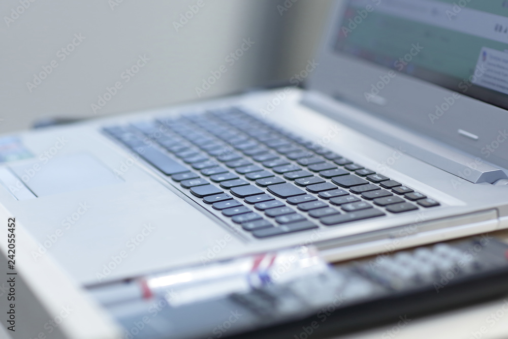 open laptop.new technology.photo with place for text open laptop.new technology.photo with place for text