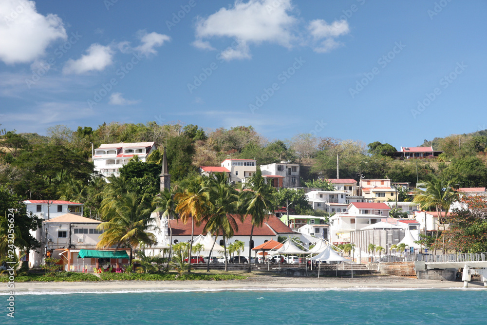 Martinique, plage centrale du Diamant