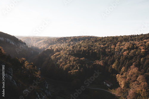 Obraz na płótnie Viewpoint in Ojcowski National Park w salonie