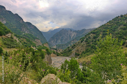 Mountain landscape from Ismayilli region photo