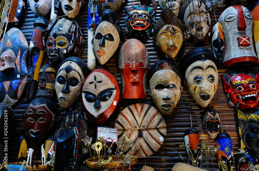 Masks in Camden Town