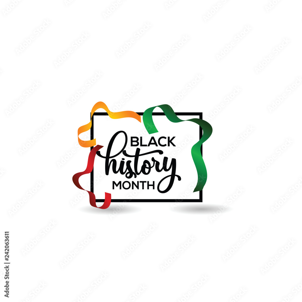 Black History Month Vector Template Design Illustration Black History Month Vector Template Design Illustration
