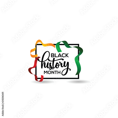 Black History Month Vector Template Design Illustration