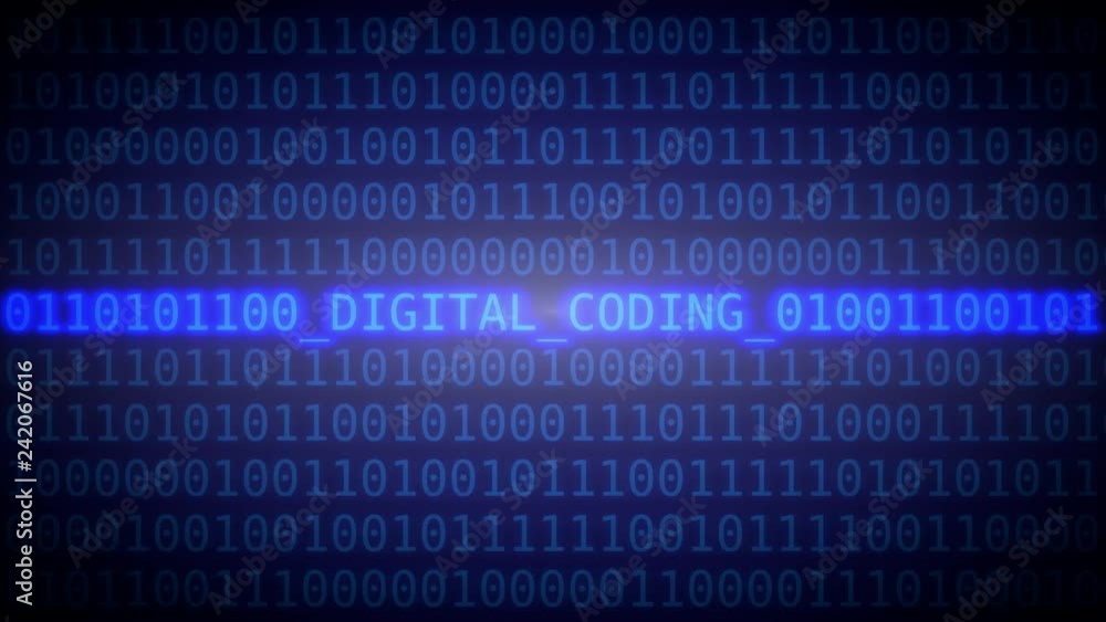 Digital coding - rotating characters, blue variant. Seamless loop able, 3D rendering, 4K UHD. Digital coding - rotating characters, blue variant. Seamless loop able, 3D rendering, 4K UHD.