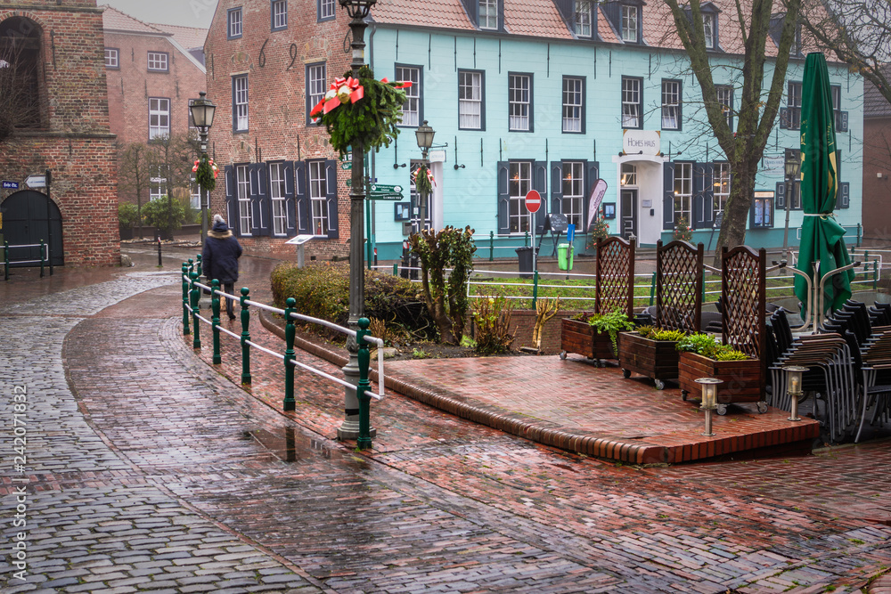 Fototapeta premium Adventsmomente in Greetsiel