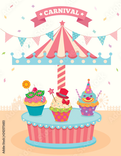 cupcakes merry go round