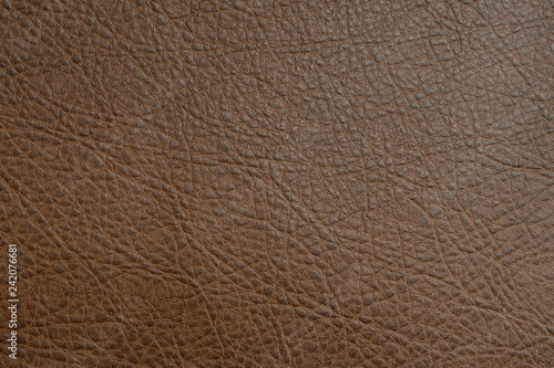 Genuine brown leather texture abstarct detail beautiful rough close up.