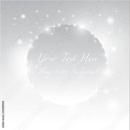 Shiny silver white vector background.