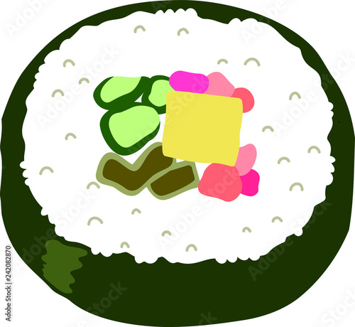 Eho-maki sushi roll