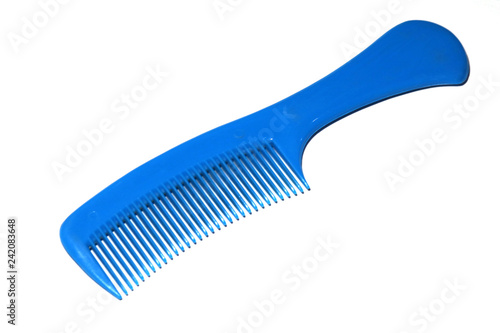 Hairbrush on a white background.