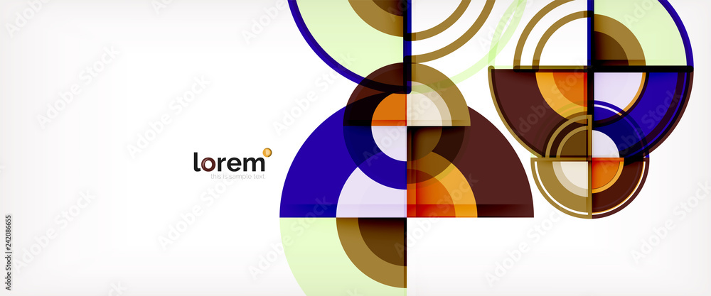 Modern geometric abstract background Modern geometric abstract background