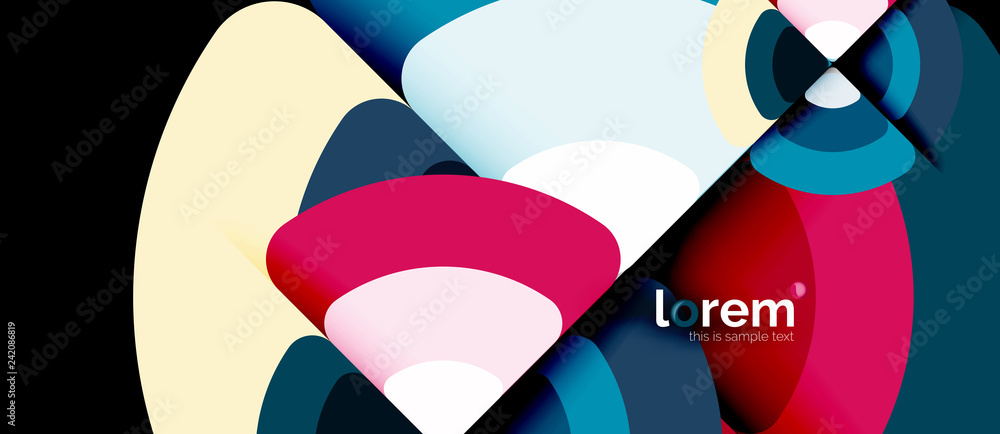 Circle abstract background Circle abstract background