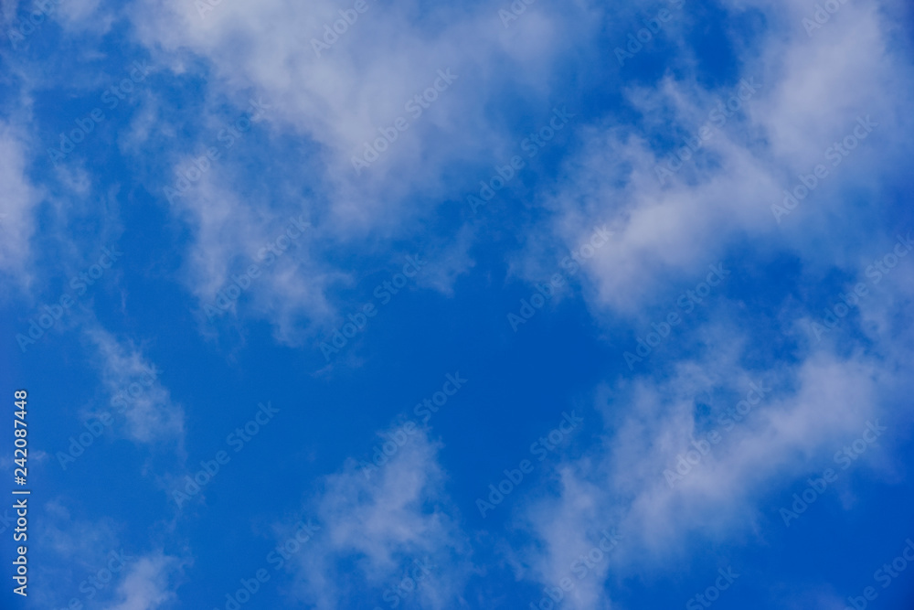 blue sky with white and gray clouds blue sky with white and gray clouds