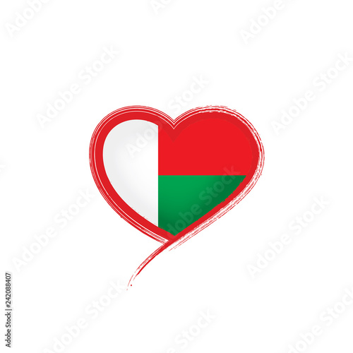 Free Download Madagascar flag, vector illustration on a white background - GFXLoad