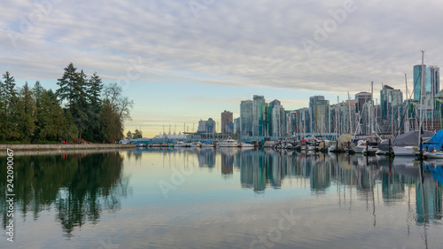 Vancouver Downtown view from Stanley Park © yooranpark