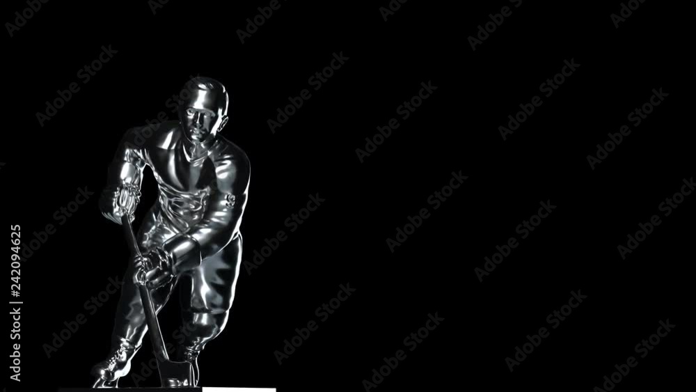 Loop-able Silver Hockey cup with alpha channel Loop-able Silver Hockey cup with alpha channel