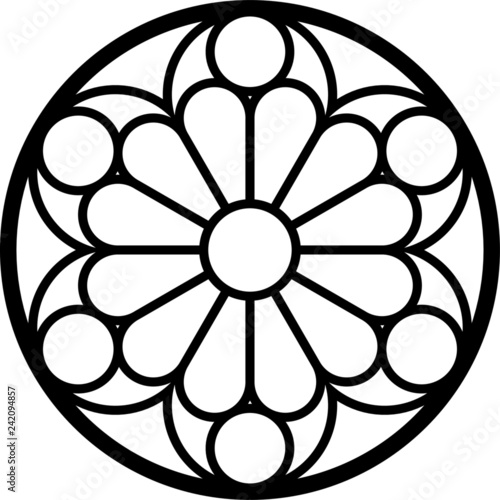 Saint Étienne-du-Mont, Paris, France, rose window