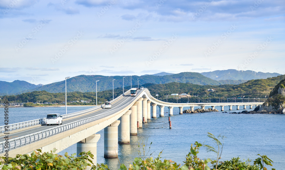 Tsunoshima Bridge, Shimonoseki, Japan