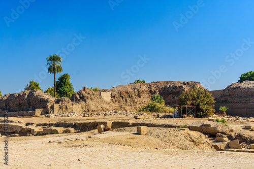 Ruins of the ancient Karnak temple. Luxor  Egypt