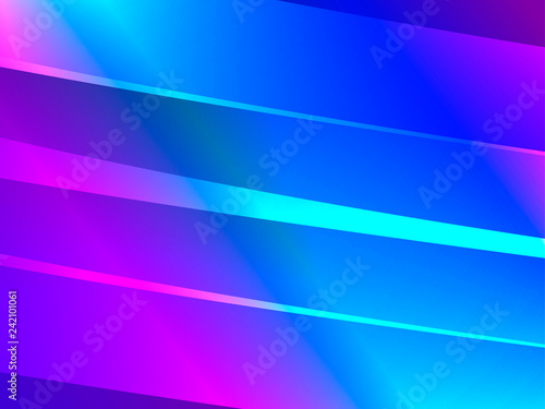Abstract lights background. Blue gradient lines. Vector illustration
