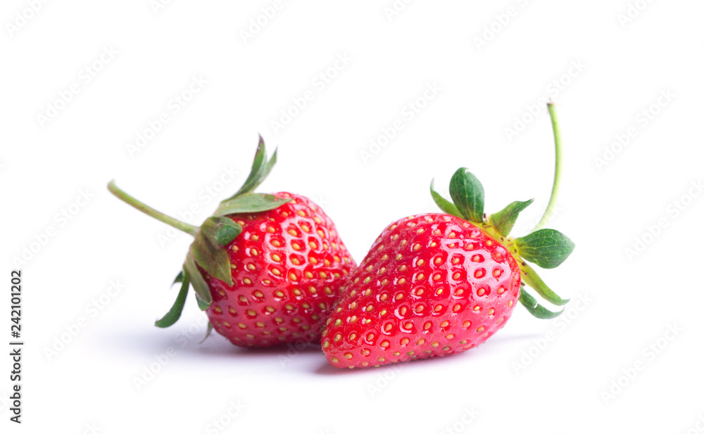 Strawberry isolated on white background. Clipping Path Strawberry isolated on white background. Clipping Path